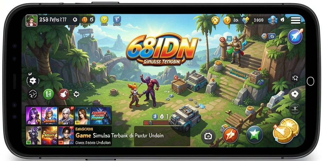 Tangkapan layar utama 68IDN menunjukkan pengalaman gameplay yang menakjubkan.