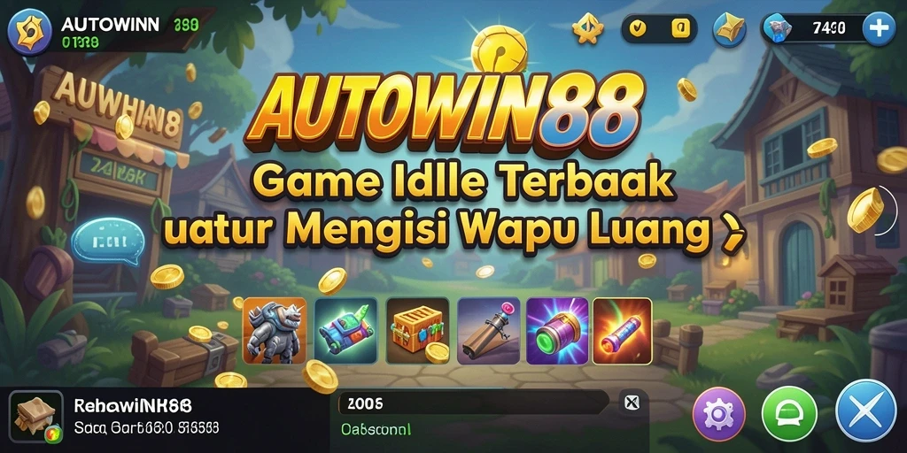 Tangkapan layar gameplay AUTOWIN88 yang menampilkan mekanisme idle yang menarik.