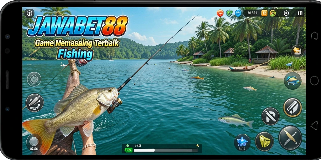 Tangkapan ikan spektakuler dalam gameplay JAWABET88.