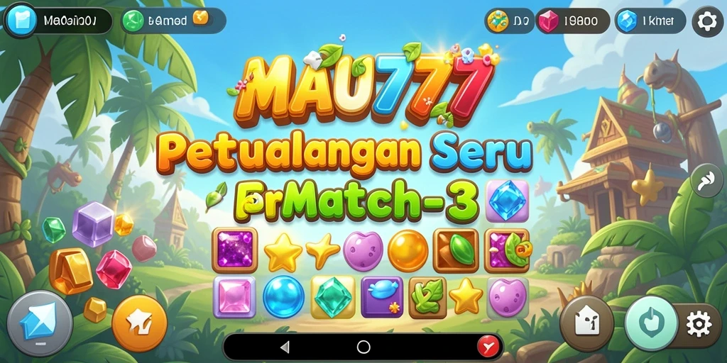 Tampilan gameplay seru MAU777 yang penuh warna dan tantangan.