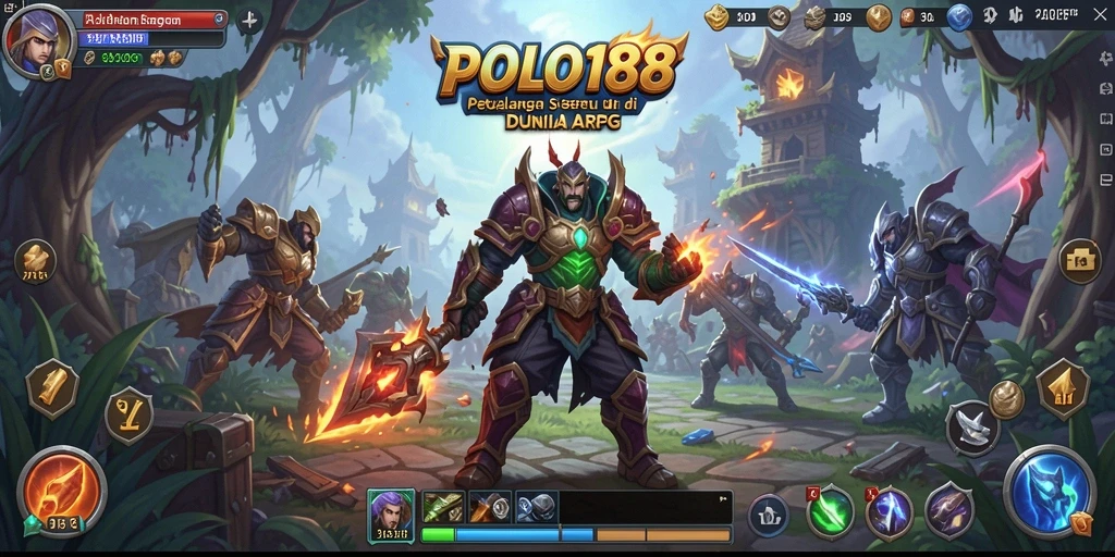Tampilan gameplay seru dalam dunia ARPG yang menakjubkan.