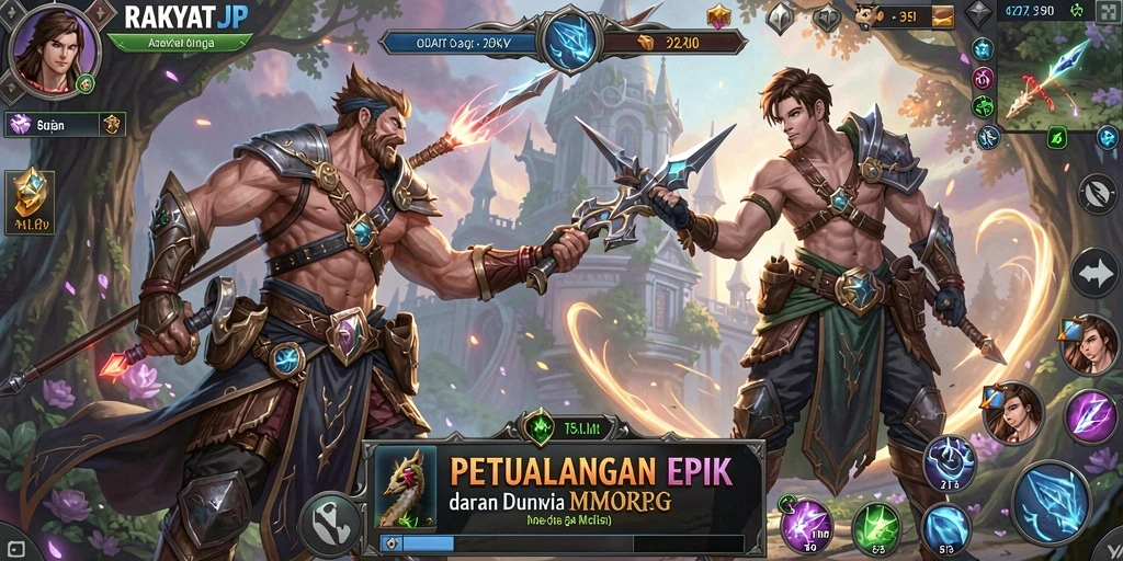 Gameplay mendebarkan di RAKYATJP dengan pertarungan epik.