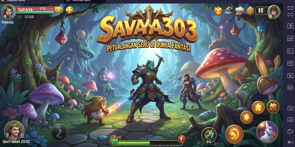Menampilkan aksi petualangan seru di dunia fantasi SAVAYA303.