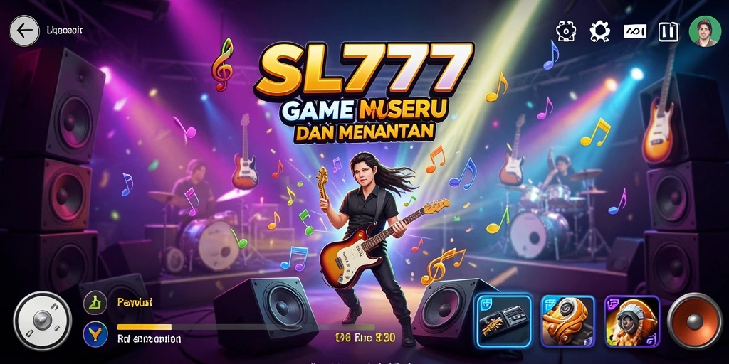 Gameplay seru dan interaktif dari SL777 dengan beragam musik.