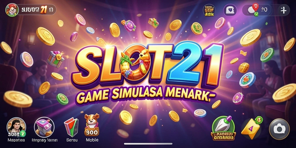Gameplay SLOT21 yang menarik dan interaktif dalam simulasi.