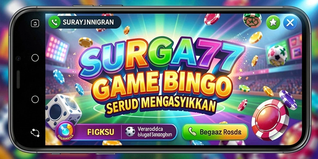 Tampilan gameplay seru di SURGA77 saat bermain Bingo.