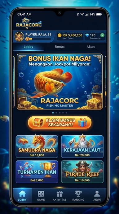 Screenshot pengunduhan aplikasi di rajacorc yang cepat dan aman.